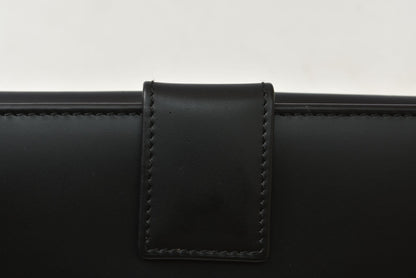 グッチ 財布 GUCCI 長財布 ヴィンテージ レザー ブラック 035.2067 【中古】