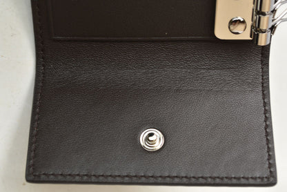 グッチ 未使用 キーケース/キーホルダー GUCCI 6連 マイクログッチシマ ユニセックス ダークブラウン アウトレット【中古】