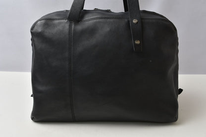 ロエベ ミニボストンバッグ LOEWE ヴィンテージ ハンドバッグ ソフトカーフ ブラック/黒 ポーチ付 レディース【中古】