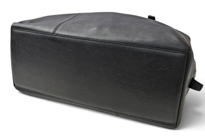 ロエベ ミニボストンバッグ LOEWE ヴィンテージ ハンドバッグ ソフトカーフ ブラック/黒 ポーチ付 レディース【中古】