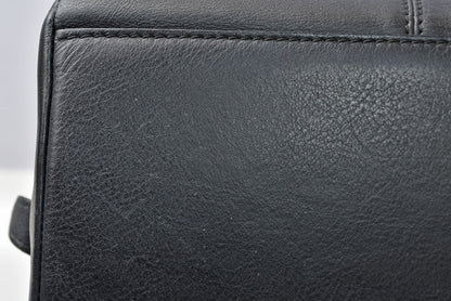ロエベ ミニボストンバッグ LOEWE ヴィンテージ ハンドバッグ ソフトカーフ ブラック/黒 ポーチ付 レディース【中古】