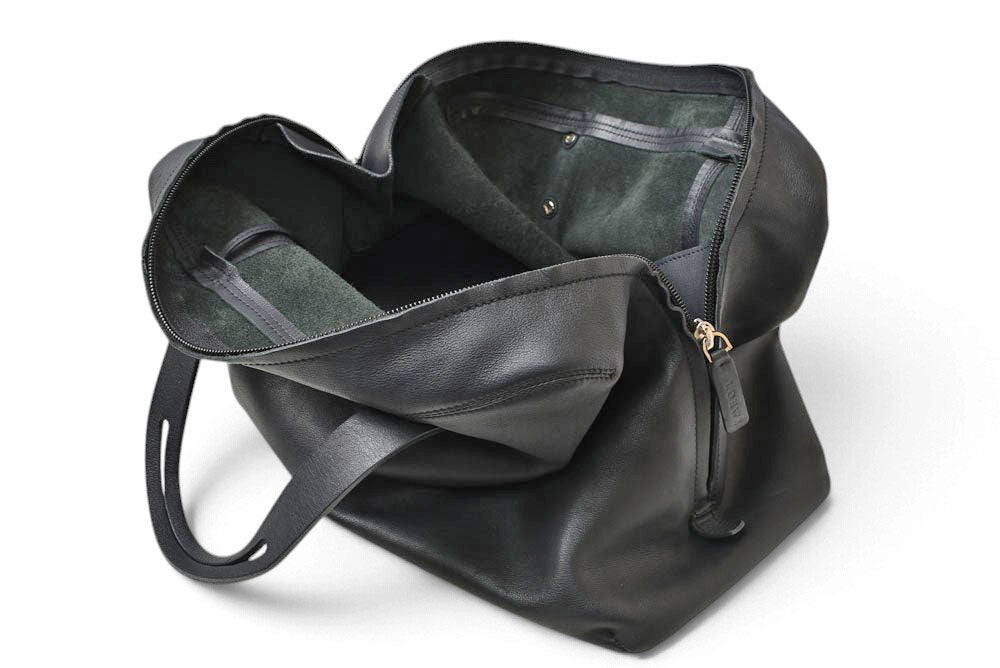 ロエベ ミニボストンバッグ LOEWE ヴィンテージ ハンドバッグ ソフトカーフ ブラック/黒 ポーチ付 レディース【中古】
