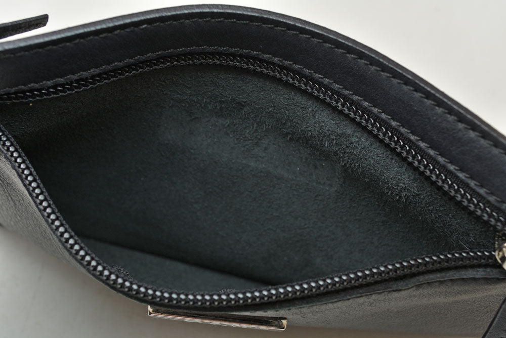 ロエベ ミニボストンバッグ LOEWE ヴィンテージ ハンドバッグ ソフトカーフ ブラック/黒 ポーチ付 レディース【中古】