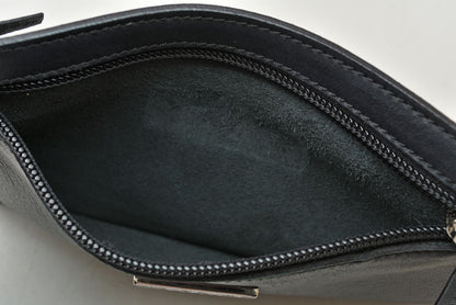 ロエベ ミニボストンバッグ LOEWE ヴィンテージ ハンドバッグ ソフトカーフ ブラック/黒 ポーチ付 レディース【中古】