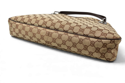 グッチ バッグ GUCCI GGキャンバス トートバッグ 121023 GGブラウン/ベージュ レディース 【中古】