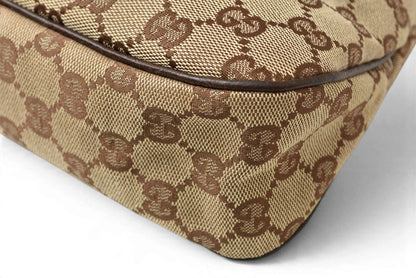 グッチ バッグ GUCCI GGキャンバス トートバッグ 121023 GGブラウン/ベージュ レディース 【中古】