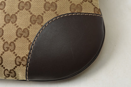 グッチ ショルダーバッグ GUCCI シェリーライン ウェブリボン GGブラウン/ベージュ 257065 ブラウン/茶 レッド/グリーン レディース 【中古】