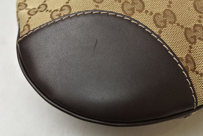グッチ ショルダーバッグ GUCCI シェリーライン ウェブリボン GGブラウン/ベージュ 257065 ブラウン/茶 レッド/グリーン レディース 【中古】