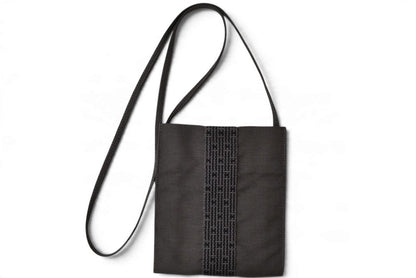 エルメス ショルダーバッグ HERMES エールライン ポシェット サコッシュ 斜め掛け キャンバス グレー レディース メンズ【中古】