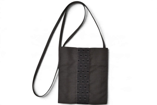 エルメス ショルダーバッグ HERMES エールライン ポシェット サコッシュ 斜め掛け キャンバス グレー レディース メンズ【中古】