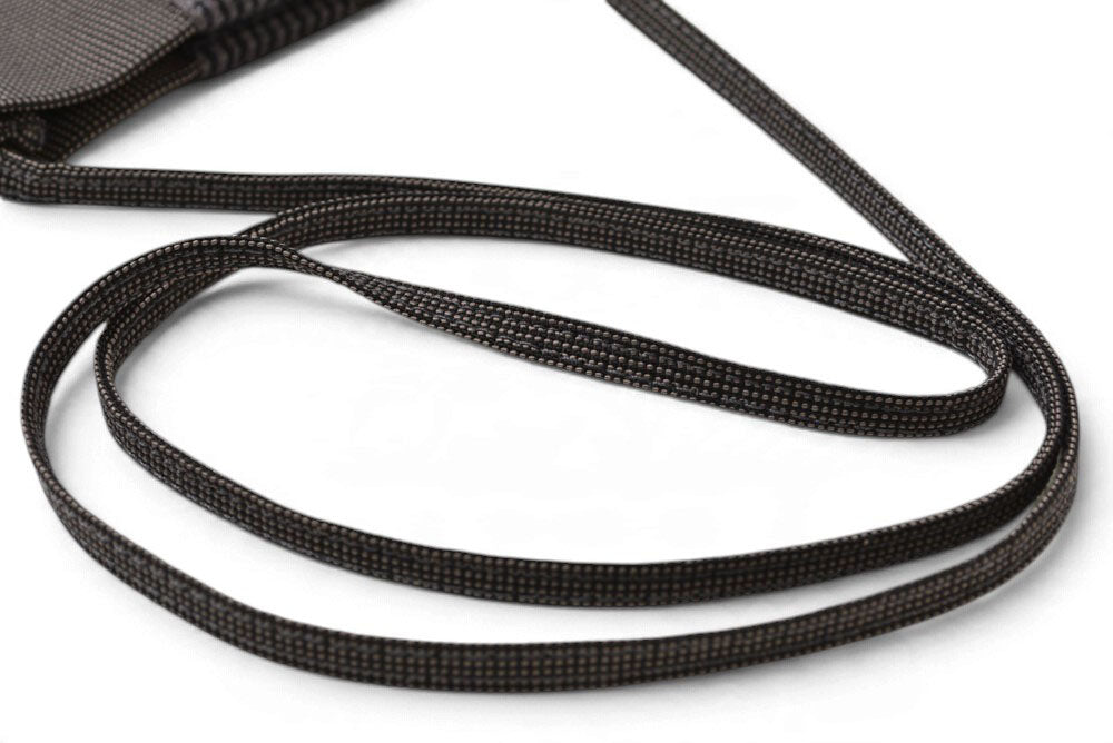 エルメス ショルダーバッグ HERMES エールライン ポシェット サコッシュ 斜め掛け キャンバス グレー レディース メンズ【中古】