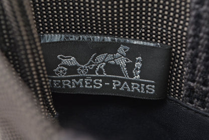 エルメス ショルダーバッグ HERMES エールライン ポシェット サコッシュ 斜め掛け キャンバス グレー レディース メンズ【中古】