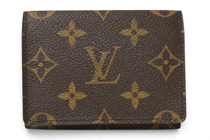 ルイヴィトン 名刺入れ/カードケース LOUIS VUITTON アンヴェロップ・カルト ドゥ ヴィジット モノグラム M62920【中古】