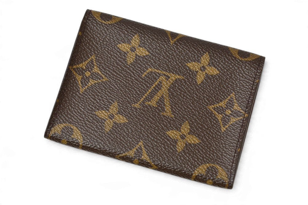 ルイヴィトン 名刺入れ/カードケース LOUIS VUITTON アンヴェロップ・カルト ドゥ ヴィジット モノグラム M62920【中古】