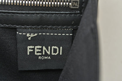 フェンディ 財布 FENDI FFロゴ カモフラージュ 二つ折り 長財布 ブラック 黒 マルチカラー 7M0264 メンズ レディース【中古】