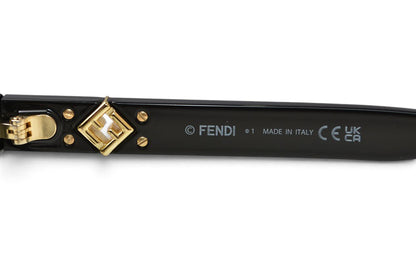 フェンディ メガネフレーム クリアレンズ FENDI FE50124F アイウェア 眼鏡 アイグラス レディース メンズ 【中古】