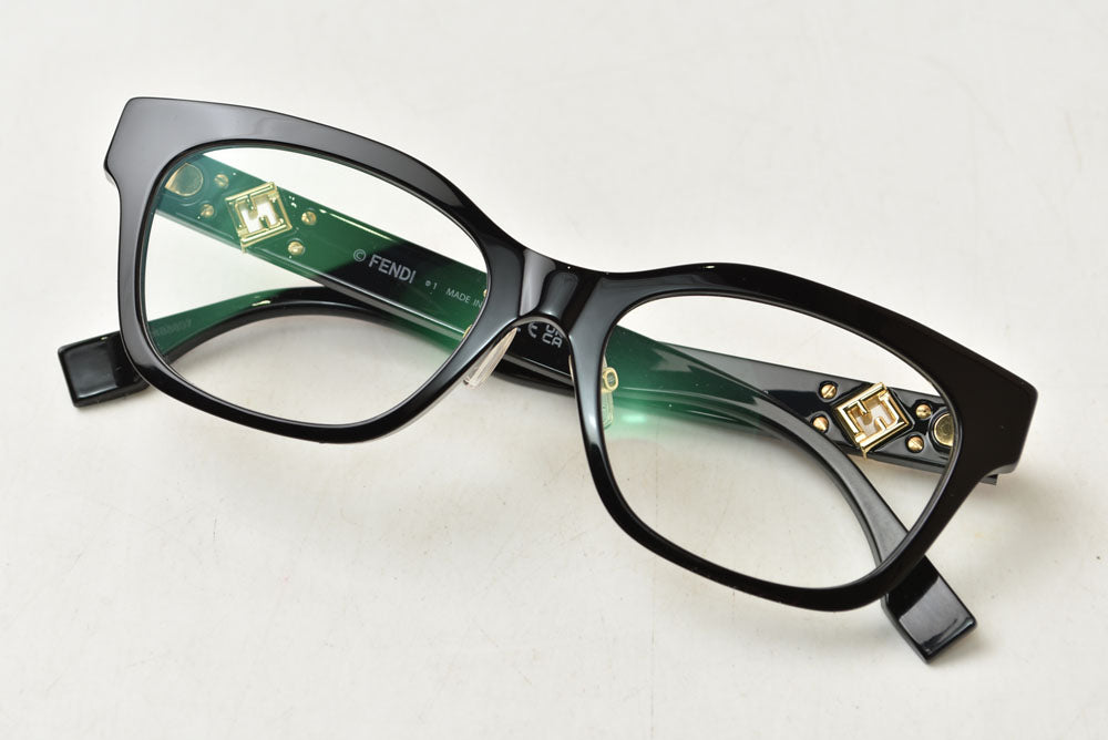 フェンディ メガネフレーム クリアレンズ FENDI FE50124F アイウェア 眼鏡 アイグラス レディース メンズ 【中古】