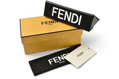 フェンディ メガネフレーム クリアレンズ FENDI FE50124F アイウェア 眼鏡 アイグラス レディース メンズ 【中古】