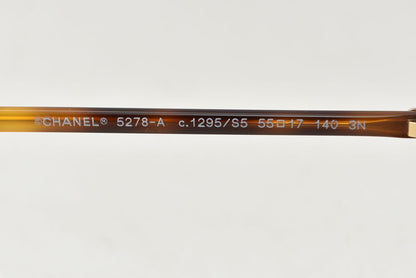 シャネル サングラス/アイウェア CHANEL 5278-A ブラウングラデーション レディース【中古】