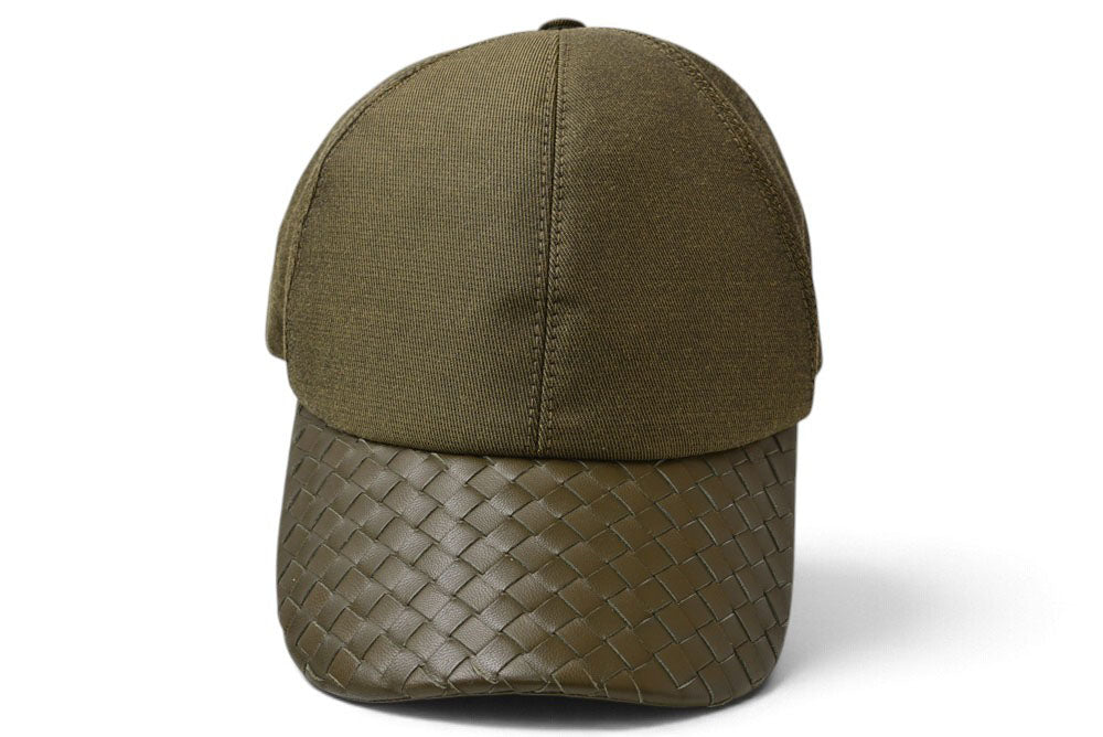 ボッテガヴェネタ キャップ/帽子 BOTTEGA VENETA メンズ ベースボールキャップ アーミーグリーン 495486【中古】