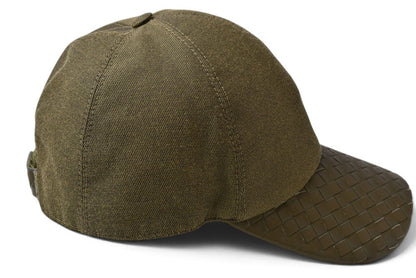 ボッテガヴェネタ キャップ/帽子 BOTTEGA VENETA メンズ ベースボールキャップ アーミーグリーン 495486【中古】