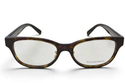 ティファニー メガネ Tiffany & Co. TF2263-D スクエア型 セルフレーム フルリム クリングス アジアンフィット ロゴ アイウェア レディース【中古】