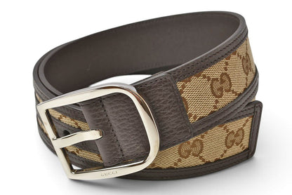 グッチ ベルト ユニセックス GUCCI GGブラウン/ベージュ 449716 サイズ90 アパレル【中古】