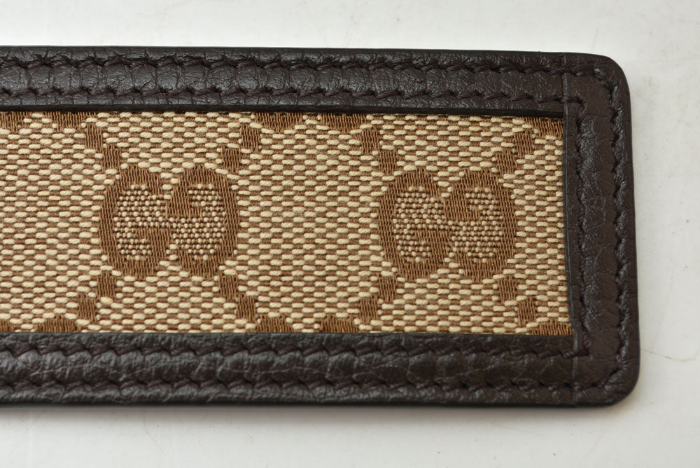 グッチ ベルト ユニセックス GUCCI GGブラウン/ベージュ 449716 サイズ90 アパレル【中古】