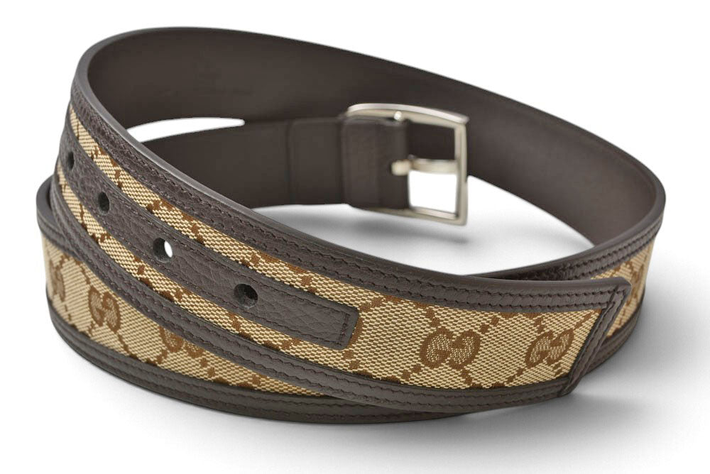 グッチ ベルト ユニセックス GUCCI GGブラウン/ベージュ 449716 サイズ90 アパレル【中古】