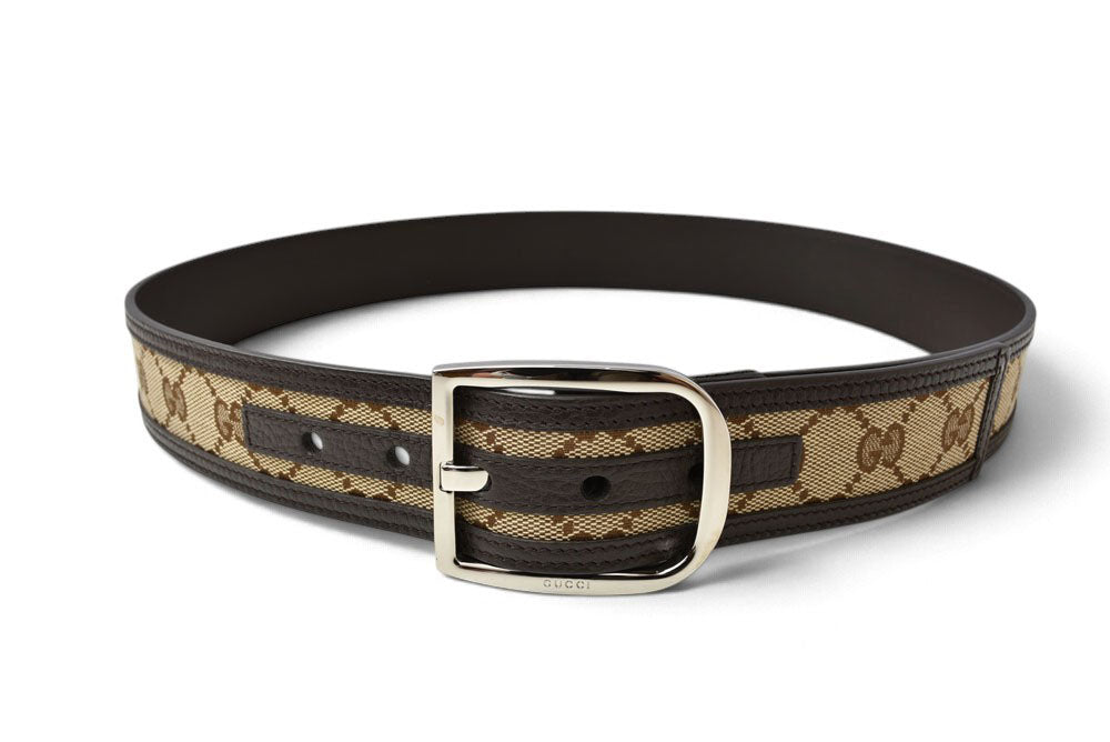 グッチ ベルト ユニセックス GUCCI GGブラウン/ベージュ 449716 サイズ90 アパレル【中古】
