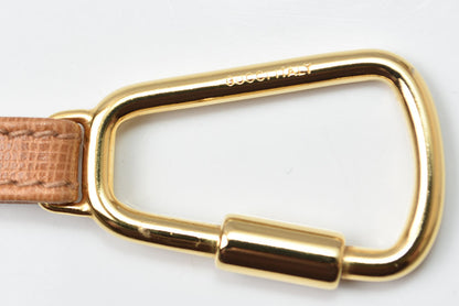 グッチ キーリング/キーホルダー GUCCI ヴィンテージ オールドグッチ クレストプレート ゴールド【中古】