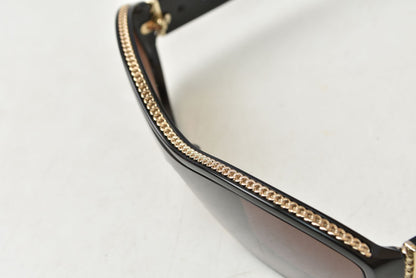 シャネル サングラス/アイウェア CHANEL ココマーク チェーンモチーフ/ブラック 6052 ブラック レディース【中古】