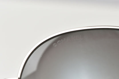 シャネル サングラス CHANEL 4195-Q-A ココマーク マトラッセモチーフ ブラック アイウェア レディース【中古】