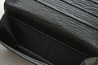 フェラガモ カードケース Salvatore Ferragamo 667062 型押しカーフ 名刺入れ NERO ブラック 黒 メンズ/レディース 【中古】