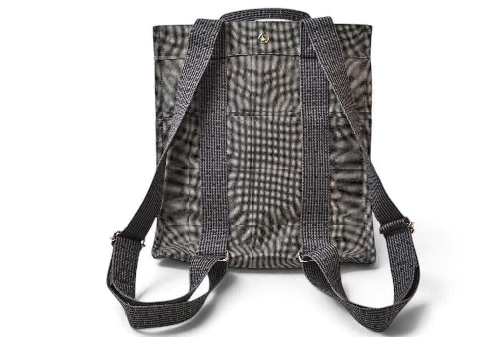 エルメス リュックサック/バックパック HERMES エールライン アドMM グレー系 キャンバス レディース/メンズ【中古】