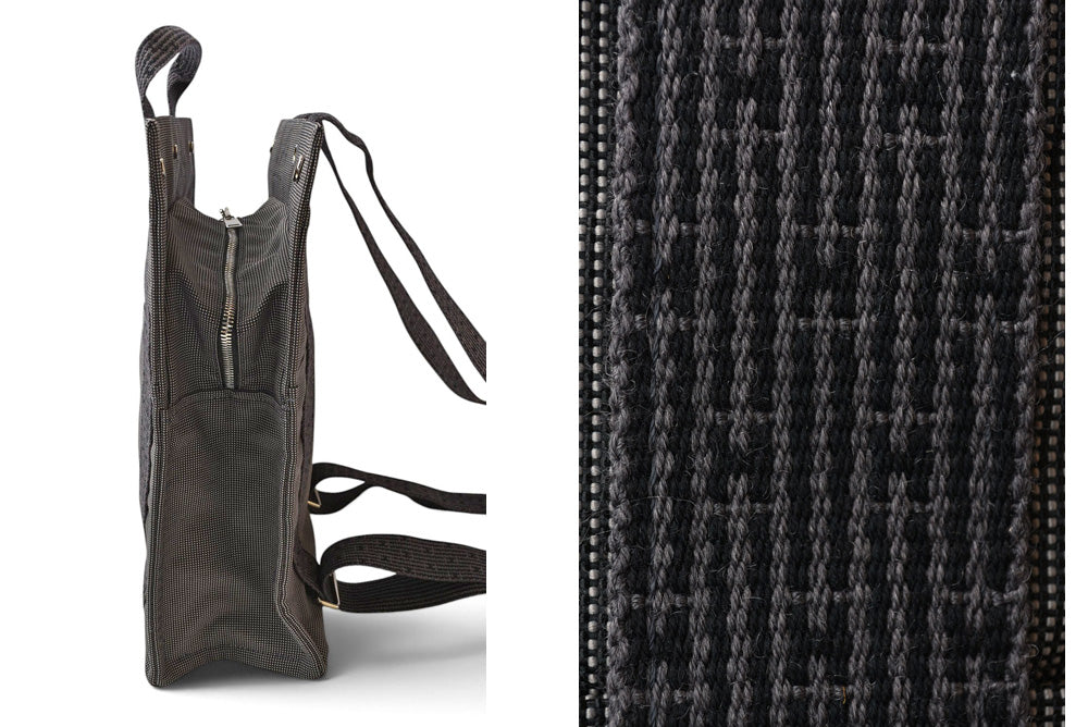 エルメス リュックサック/バックパック HERMES エールライン アドMM グレー系 キャンバス レディース/メンズ【中古】