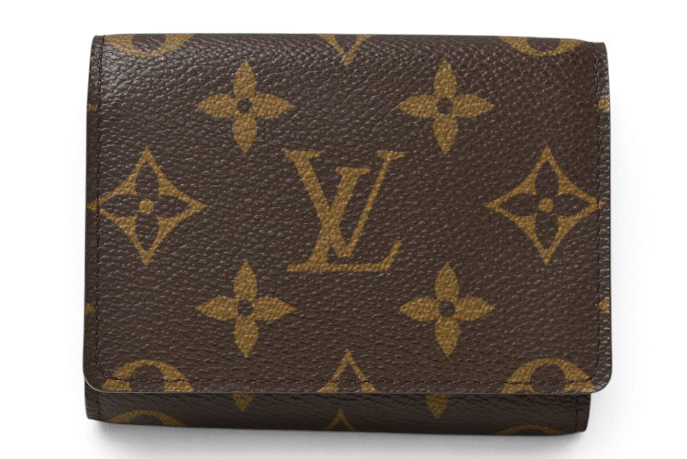 ルイヴィトン 名刺入れ/カードケース LOUIS VUITTON アンヴェロップ・カルト ドゥ ヴィジット モノグラム M62920【中古】