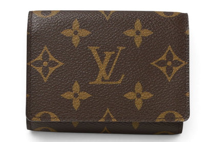 ルイヴィトン 名刺入れ/カードケース LOUIS VUITTON アンヴェロップ・カルト ドゥ ヴィジット モノグラム M62920【中古】