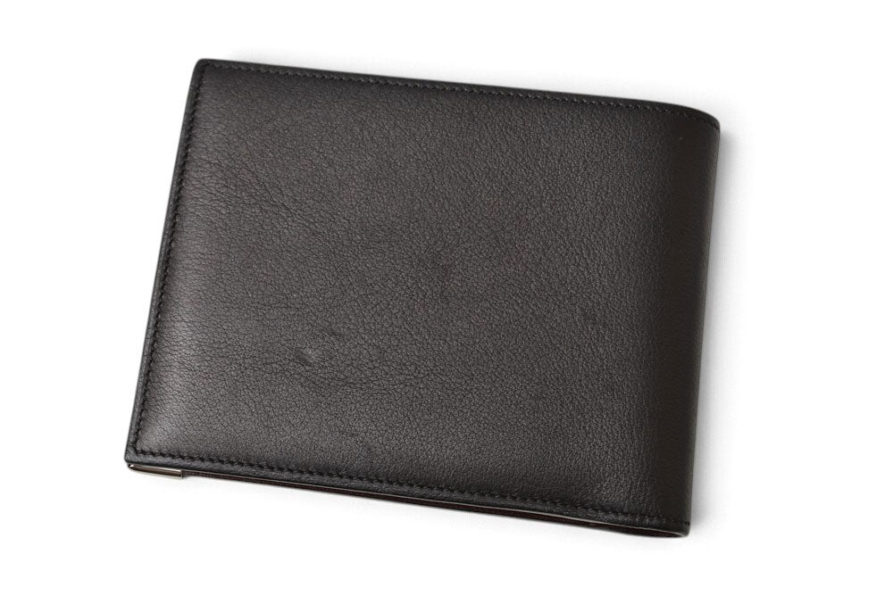 カルティエ 折財布/二つ折り財布 ヴィンテージ Cartier 札入れ メンズ マスト ドゥ カルティエ ブラック/ボルドー【中古】