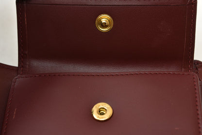 カルティエ 折財布/二つ折り財布 ヴィンテージ Cartier メンズ マスト ドゥ カルティエ ボルドー 73184192【中古】