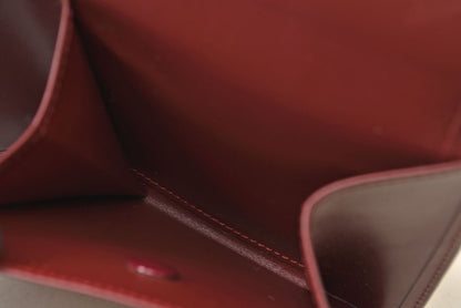 カルティエ 折財布/二つ折り財布 ヴィンテージ Cartier メンズ マスト ドゥ カルティエ ボルドー 73184192【中古】
