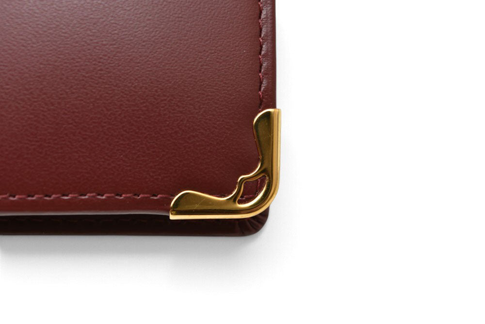 カルティエ 折財布/二つ折り財布 ヴィンテージ Cartier メンズ マスト ドゥ カルティエ ボルドー 73184192【中古】