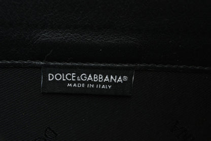 ドルチェアンドガッバーナ 財布 DOLCE&GABBANA/ドルガバ 長財布 ブラック メンズ/レディース【中古】