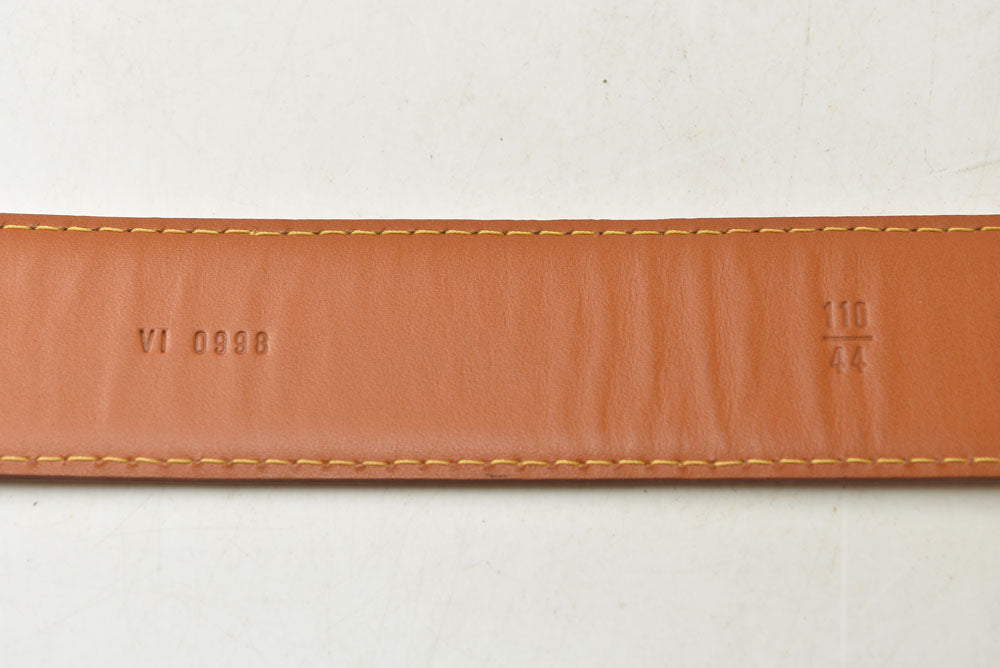 ルイヴィトン ベルト メンズ LOUIS VUITTON ヴィンテージ サンチュール ケニアブラウン 90cm【中古】