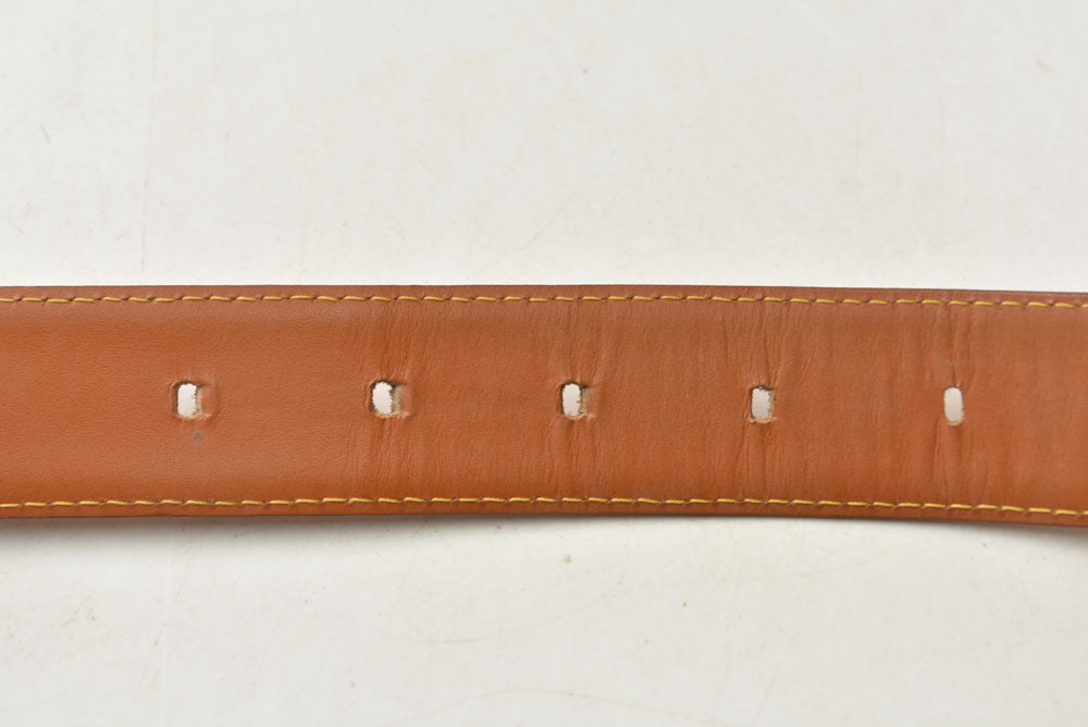ルイヴィトン ベルト メンズ LOUIS VUITTON ヴィンテージ サンチュール ケニアブラウン 90cm【中古】