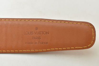 ルイヴィトン ベルト メンズ LOUIS VUITTON ヴィンテージ サンチュール ケニアブラウン 90cm【中古】