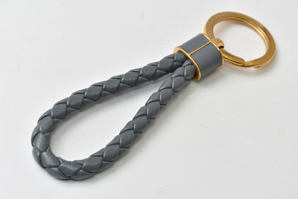 ボッテガヴェネタ キーリング/キーホルダー アウトレット BOTTEGA VENETA 651820 グレー/ゴールド