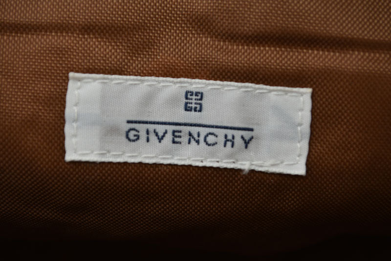 ジバンシィ ポーチ ミラー付 ノベルティ GIVENCHY ジバンシィ ポーチ ペイズリー 化粧ポーチ メイクポーチ 小物入れ ブラウン レディース 【中古】
