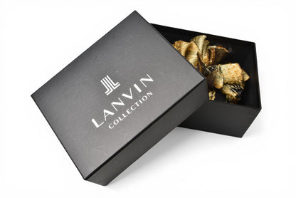 【中古】 ランバン コサージュ LANVIN ブローチ ブラック ゴールド金具 ヴィンテージ フォーマル 卒業式 入学式 結婚式 アクセサリー レディース 希少 レア