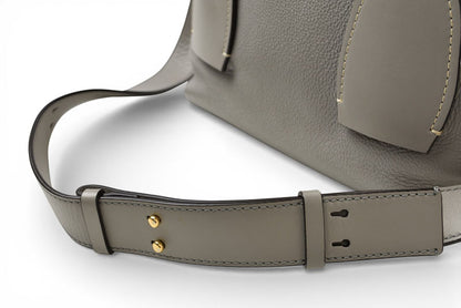 クロエ ショルダーバッグ Chloe ハンドバッグ ダリア ミディアム レザー 2way グレー【中古】